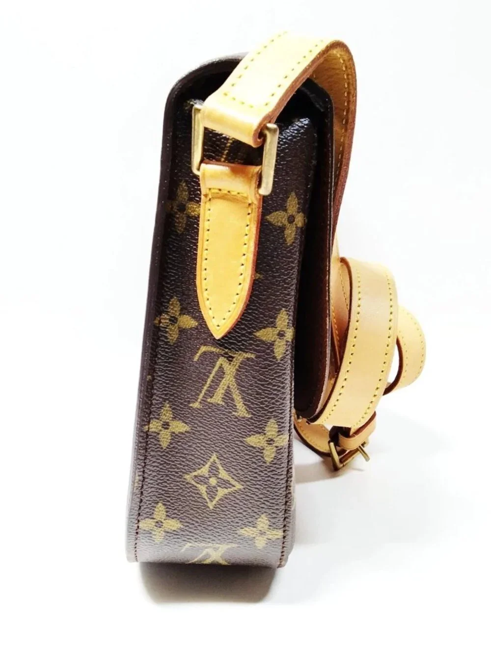 Authentic Louis Vuitton Saint Cloud GM Monogram Canvas Crossbody Shoulder Bag
